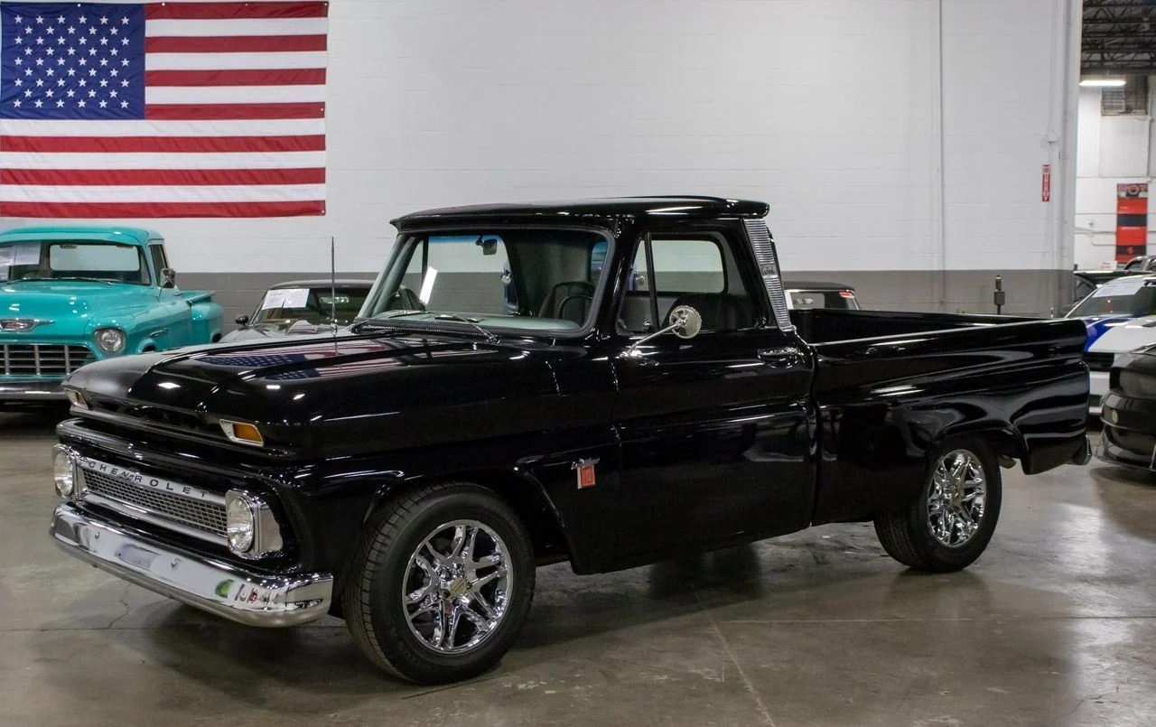 1964 Chevrolet C10, stock 2030, front three-quarter view